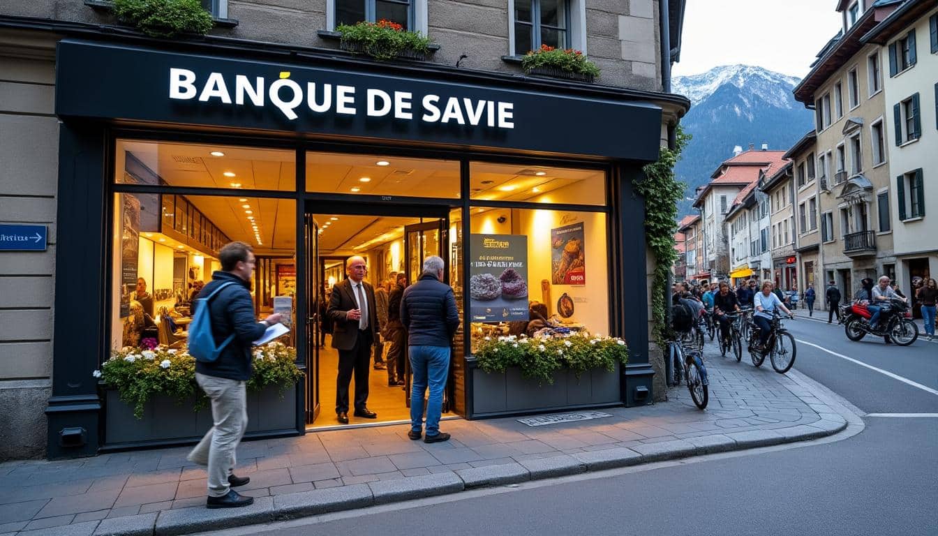Illustration: Comment la banque de Savoie s’est implantée durablement à Moutiers