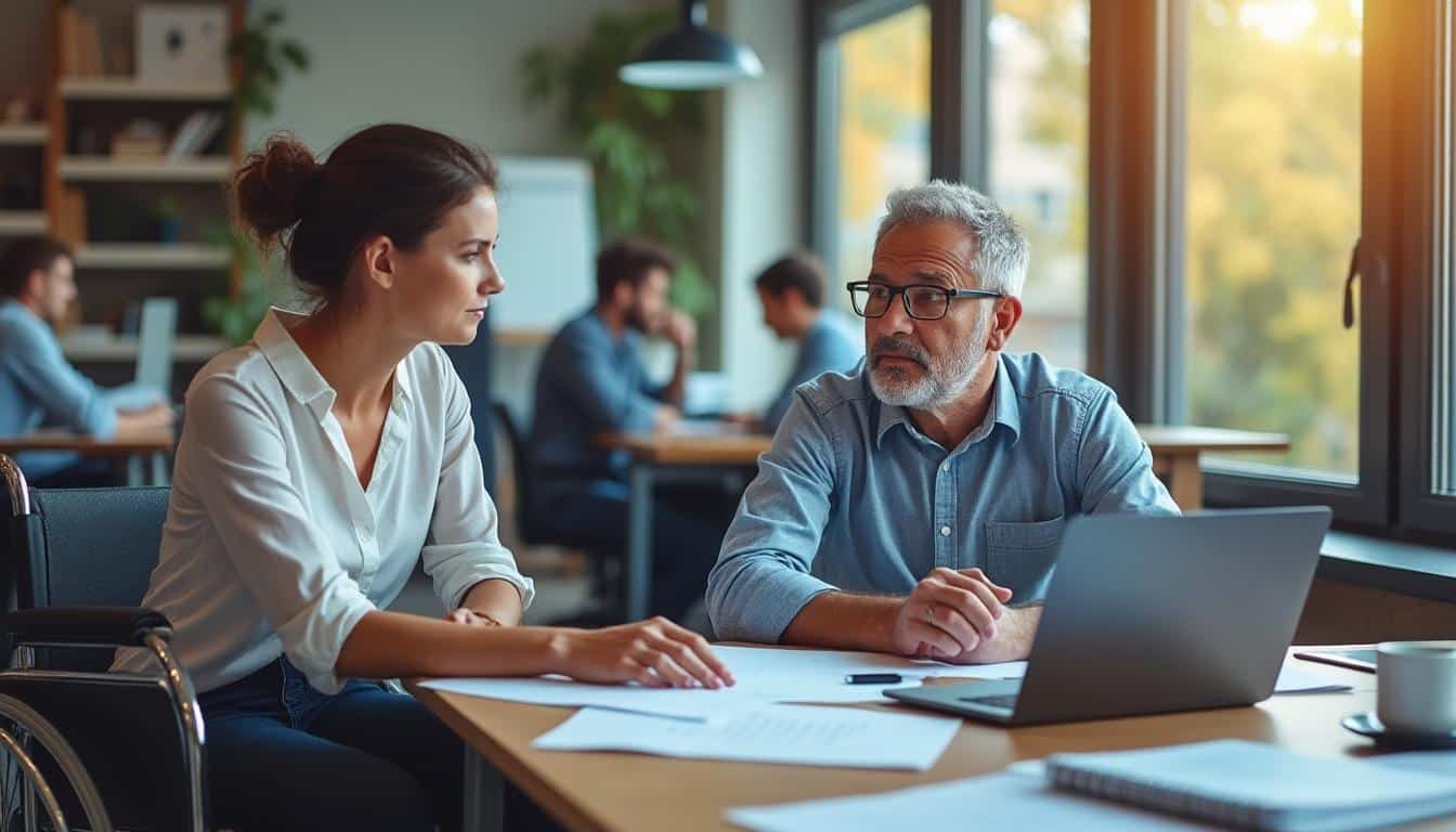 Illustration: Comprendre la notion d’inaptitude au travail face au handicap et à l’invalidité