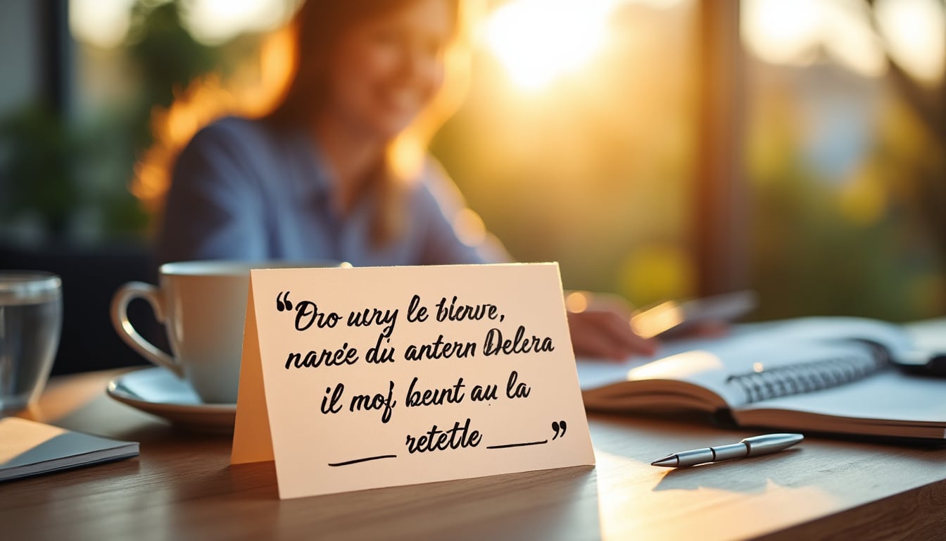 Illustration: Comprendre le rôle d’une citation dans un message de départ à la retraite