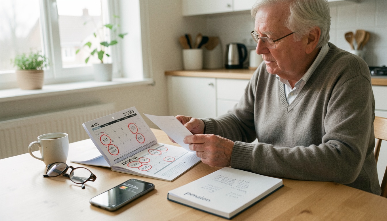 Dates de versement des pensions en décembre