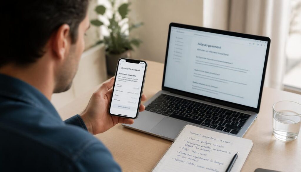 Annuler un virement Wero : délais et solutions